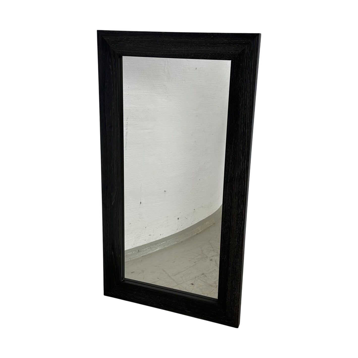 Speil med brun ramme, 130x70cm