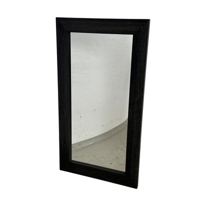 Speil med brun ramme, 130x70cm