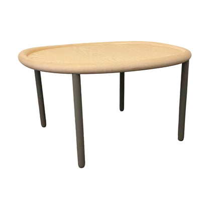 Sofabord i bjørk fra HM Home, beige, Ø70 cm