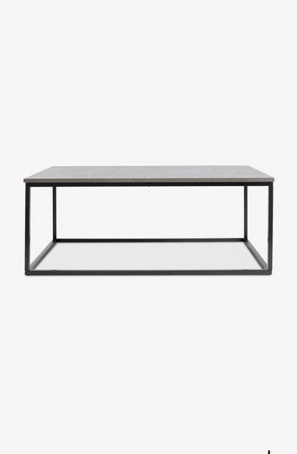 Dokkedal sofabord fra Jysk, svart, 75x115 cm