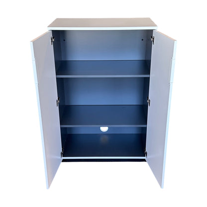 Skap med 2 dører, hvit