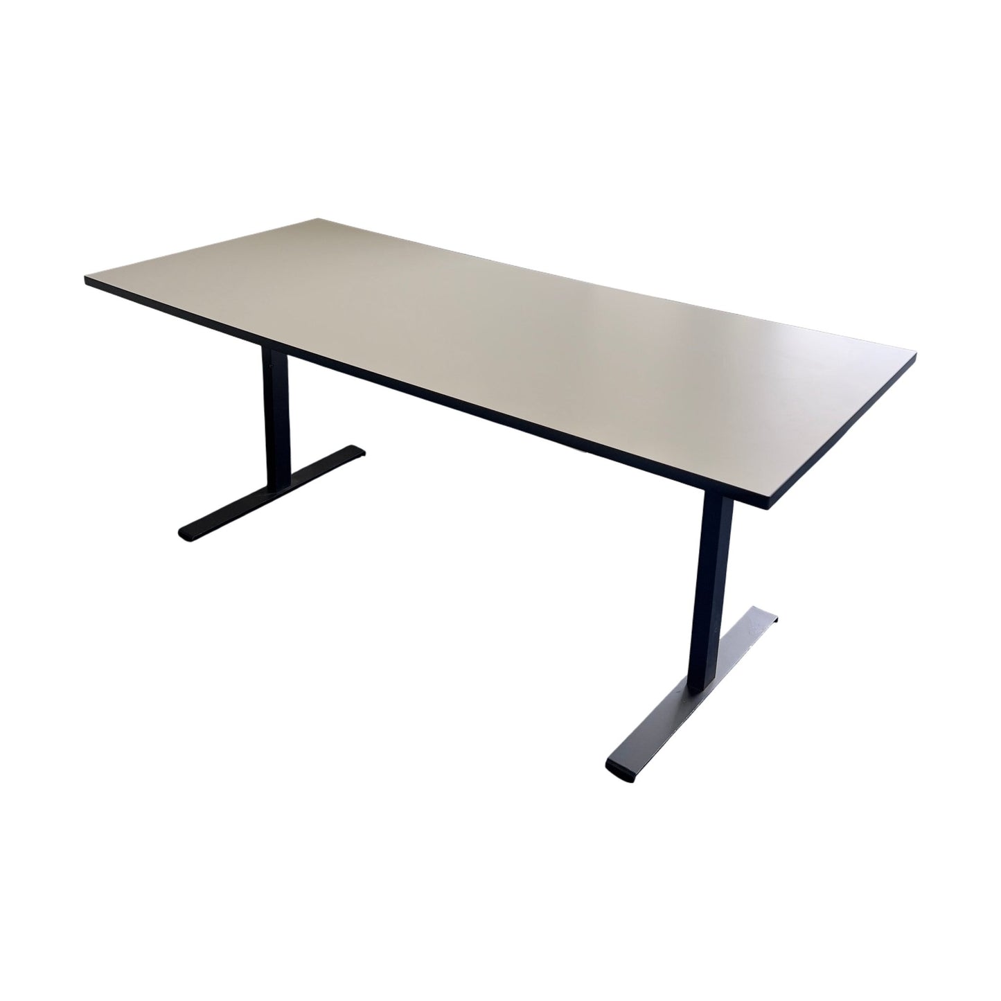 Skrivebord 180x80 cm, hvit laminat, Edsbyn