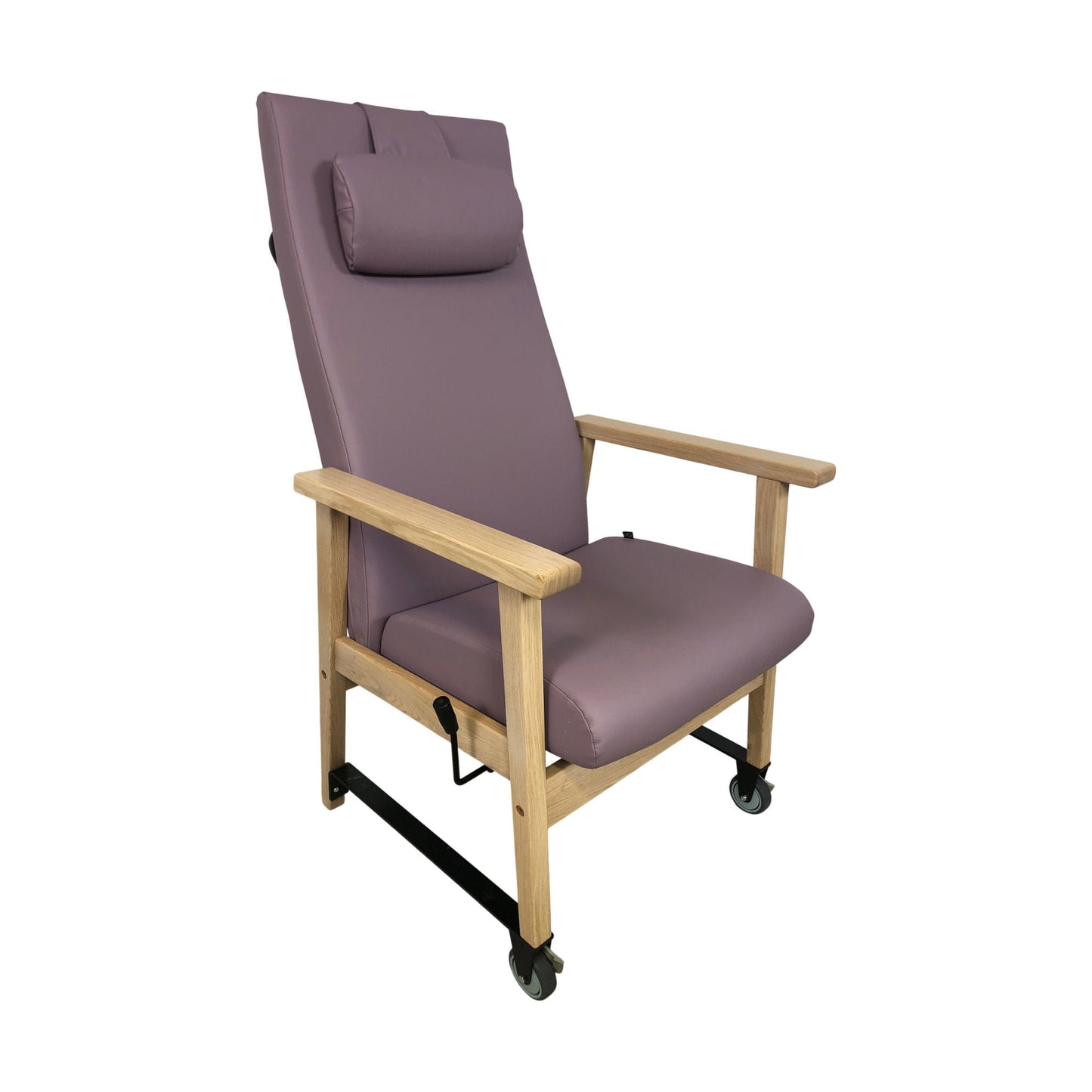 Zeta hvilestol fra VAD, lilla skinn
