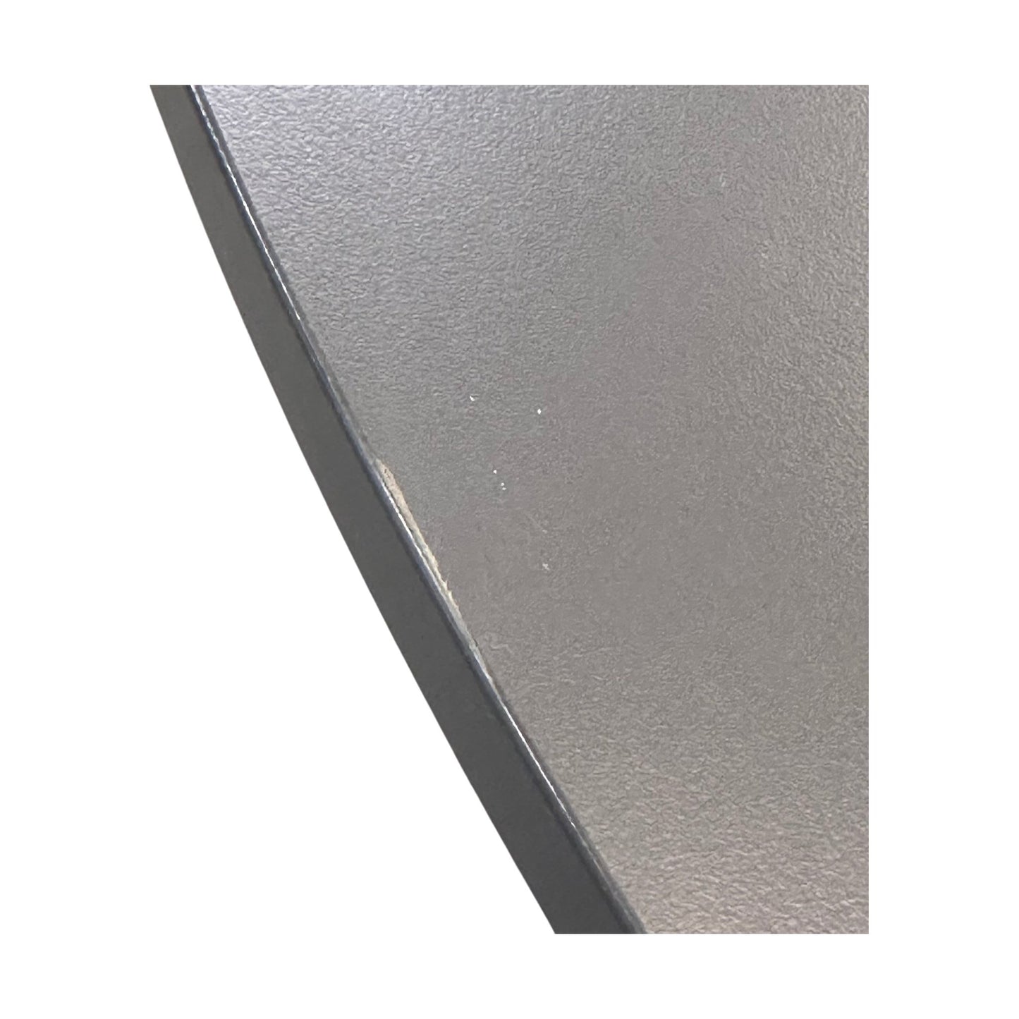 Ovalt møtebord i grå, 180x100 cm