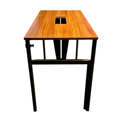 (150x76) Herman Miller One Piece skrivebord i brun