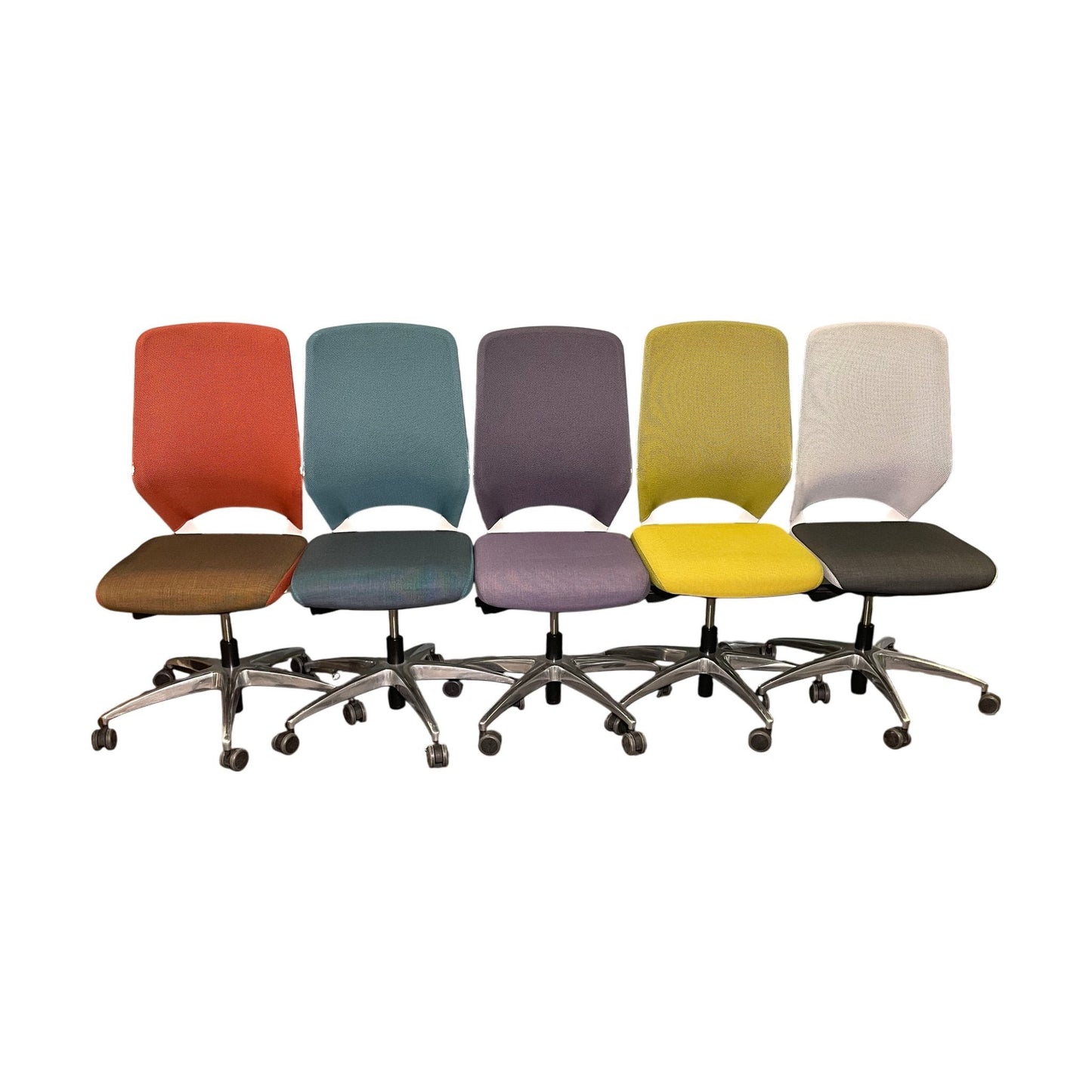 Esencia Drabert kontorstol fra Kinnarps, hvit og grå