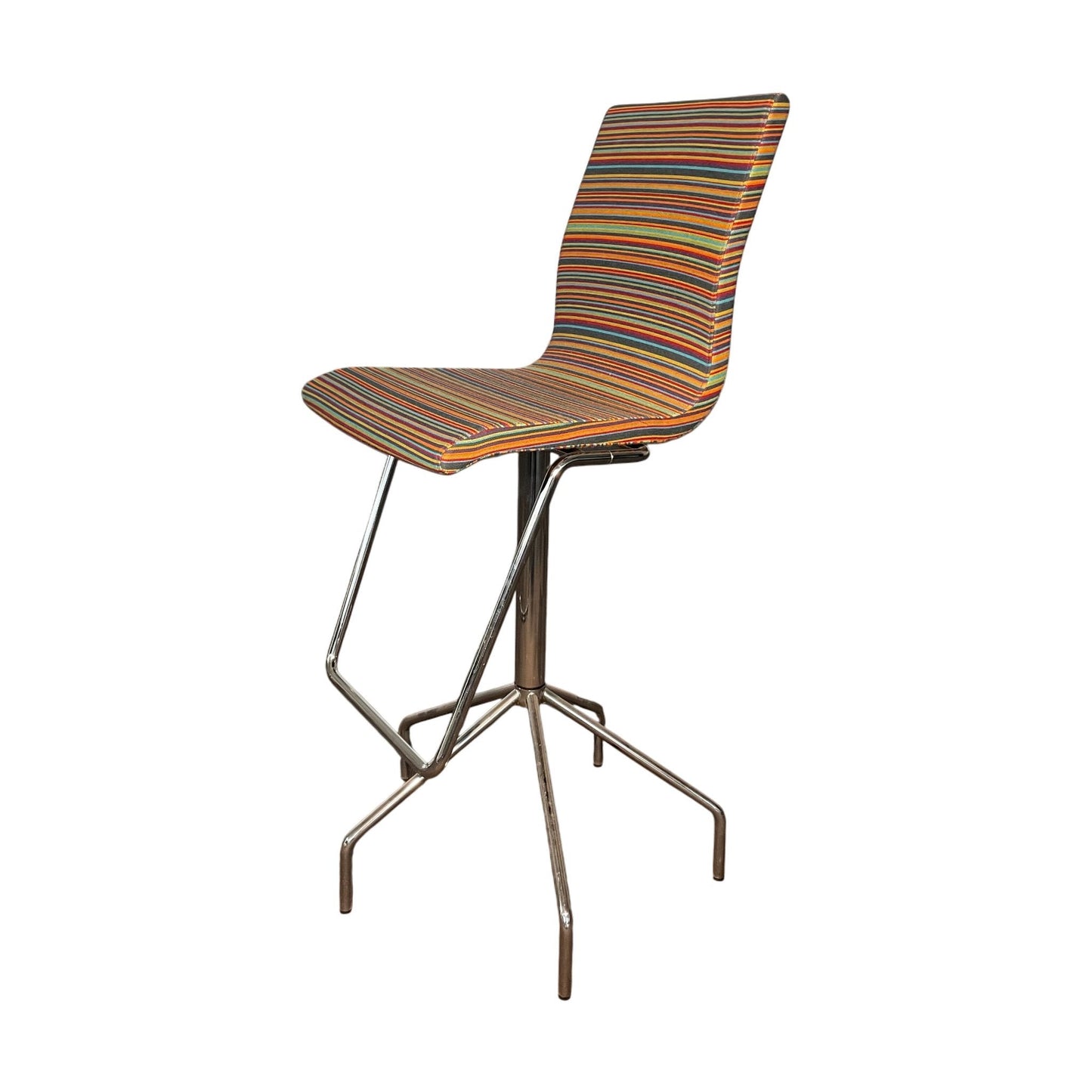 Flex up S-029 barstol fra Skandiform, regnbuefarget, 60x60 cm, 118 cm høy