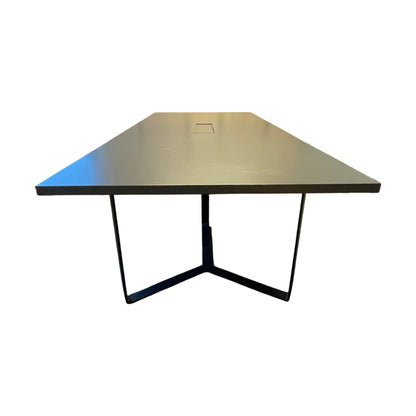 Narbutas Plana møtebord, mørk grå laminat, 240x120 cm