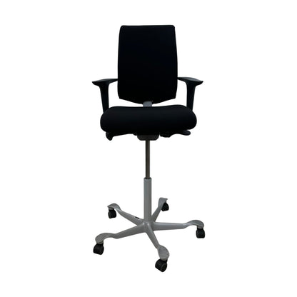 HÅG H05 5300, høy liftomat, swingback armlener - sort