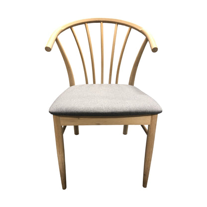 Sandra spisestol fra A-Møbler, 54x54 cm, hvitoljet eik