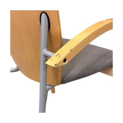 Møteromsstol, grå, stablebar