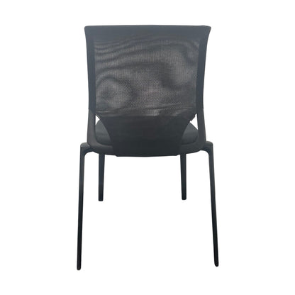 MedaSlim konferansestol fra Vitra, svart, moderne design