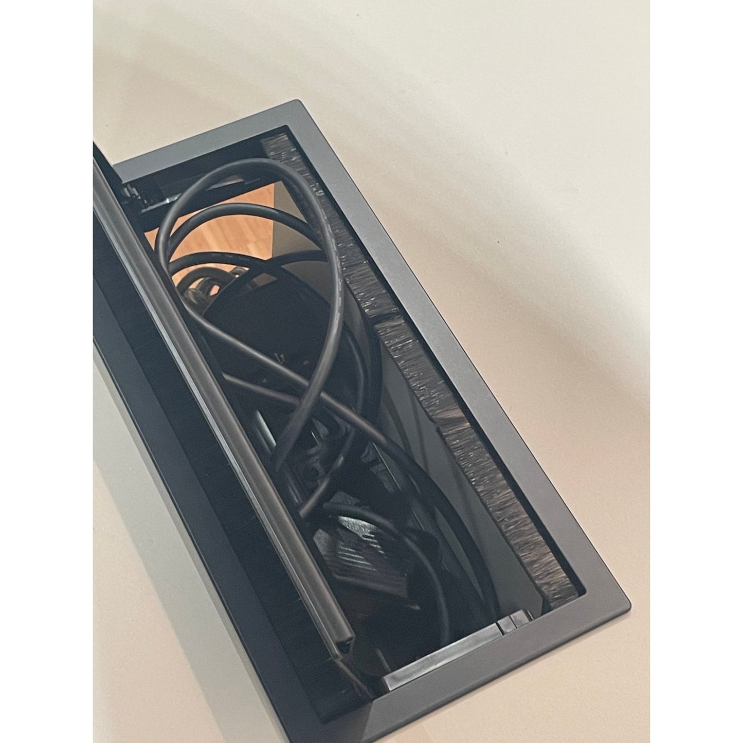 Møtebord, grå, 240x80 cm