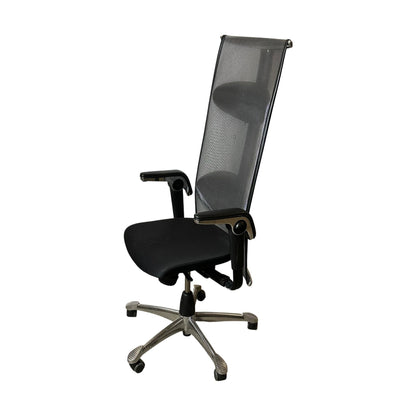 HÅG H09 kontorstol med høy rygg, svart