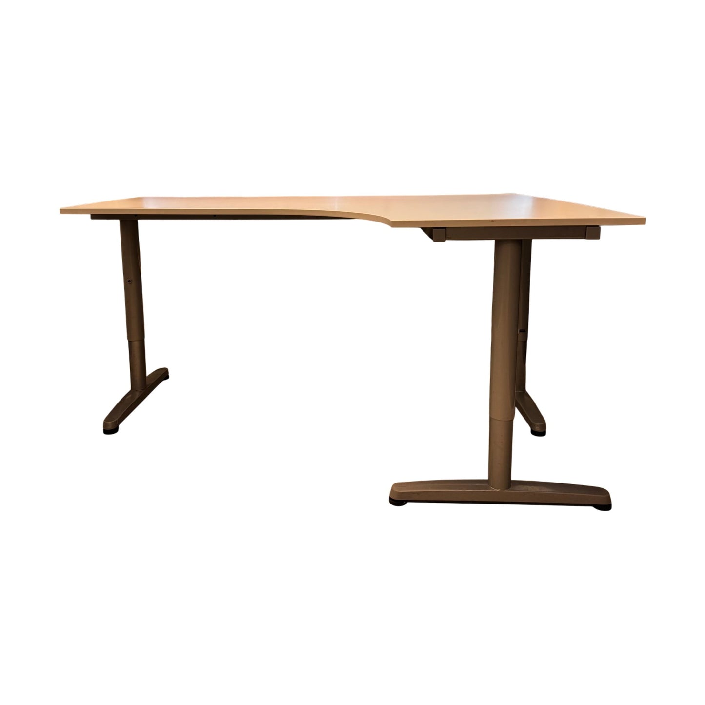 Galant skrivebord 160x120 cm, høyresving, IKEA