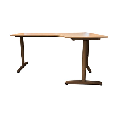 Galant skrivebord 160x120 cm, høyresving, IKEA