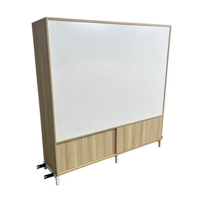Hylle fra Kinnarps, beige, 160 cm
