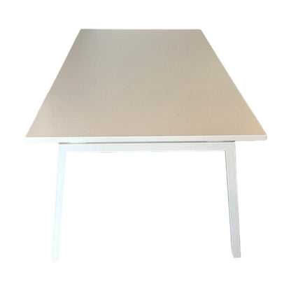 Helhvitt møtebord, 200x100cm