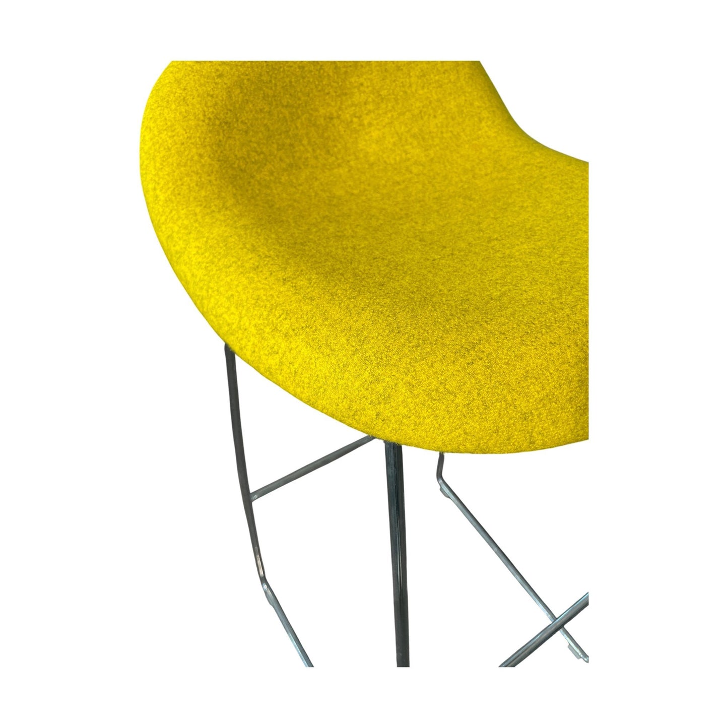 Gubi barstol 3D av Komplot Design, gul, 43x44x89 cm