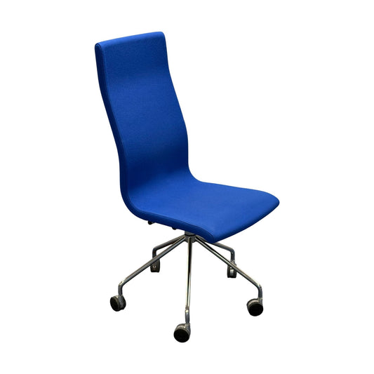 konferansestol fra Skandiform Flex High, blå
