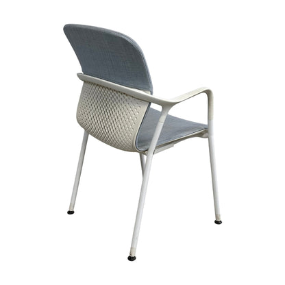 Keyn møteromsstol fra Herman Miller, 4-ben, full polstring, med armlener