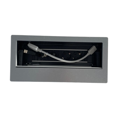 Techo Ovalt møtebord, hvit laminat, 160x90 cm