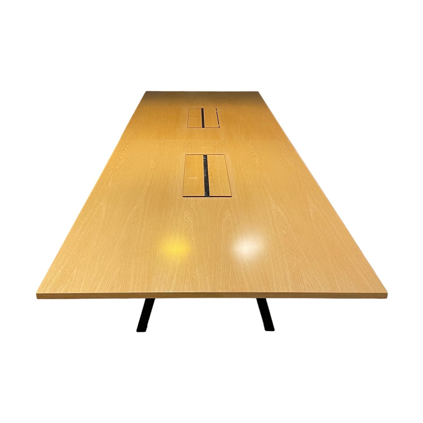 Aarsland møtebord, trefarget, 340x120 cm