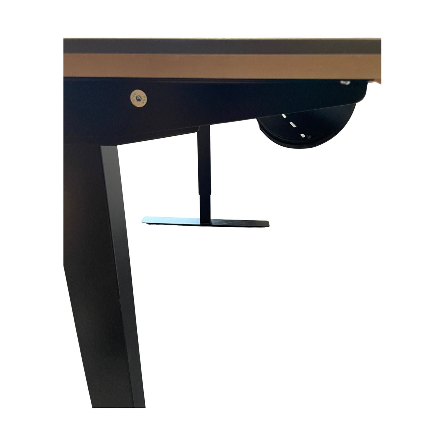 Elektrisk hev/senk skrivebord, grå, 160x80 cm