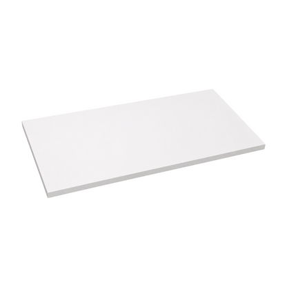 (140x80) Bordplate i hvit
