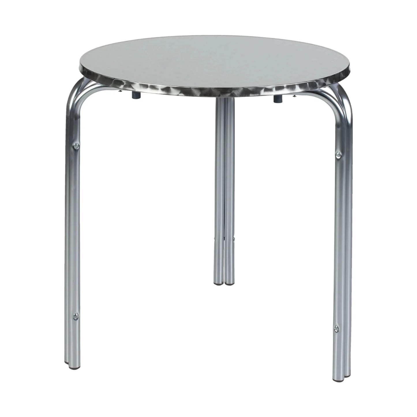 Stablebart aluminiumsbord Holly fra Pulsiva, grå, 60x60 cm