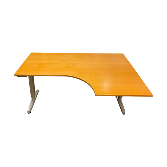 Galant elektrisk hev/senk skrivebord fra IKEA, trefarget, 160x120 cm