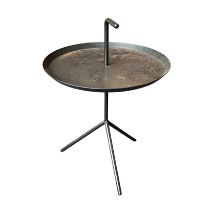 HAY sidebord, svart, Ø48 H50 cm