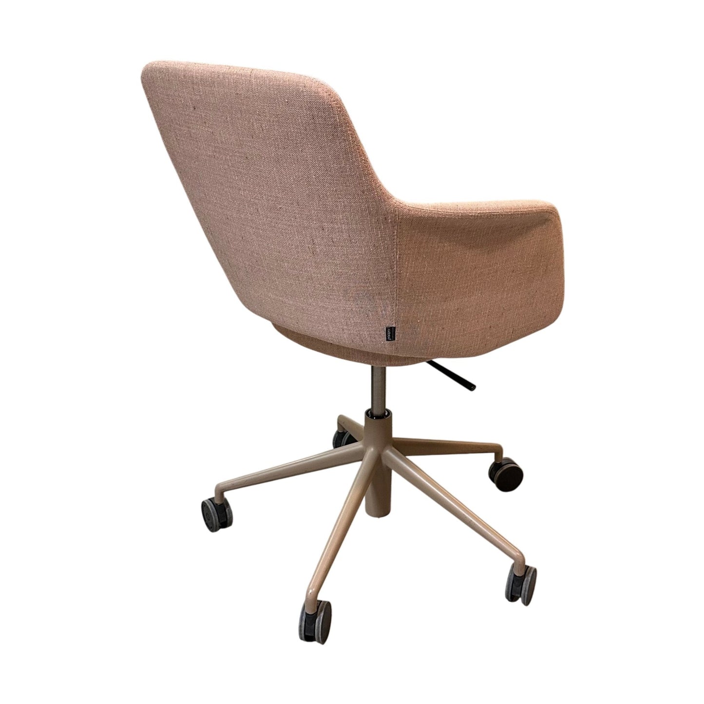 Pilot møteromsstol fra Materia, rosa, på hjul