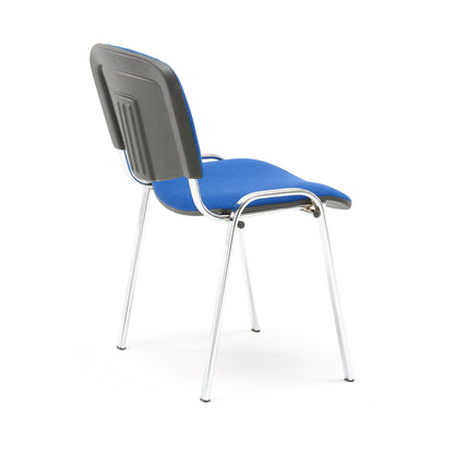 Konferansestol NELSON fra AJ Produkter, blå/krom