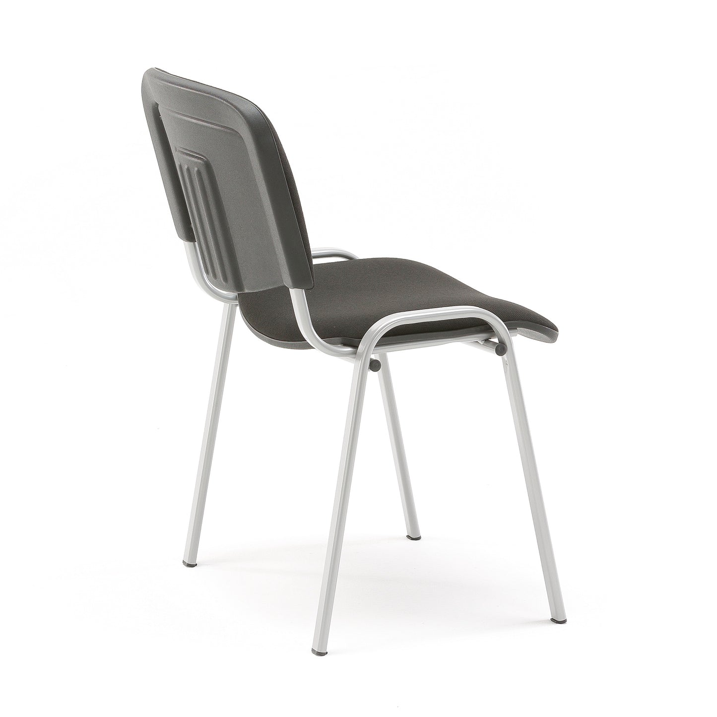 Konferansestol NELSON, 4-pk., svart/grå fra AJ Produkter