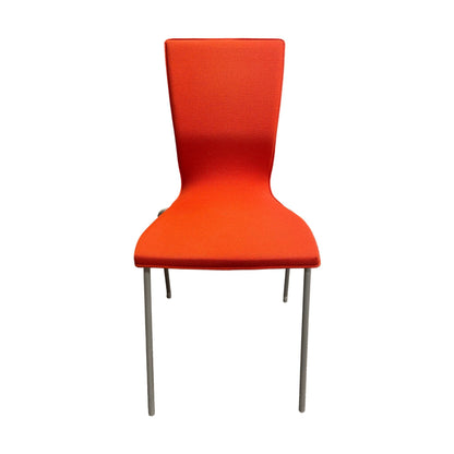 EFG konferansestol fra EFG, rød, stablebar