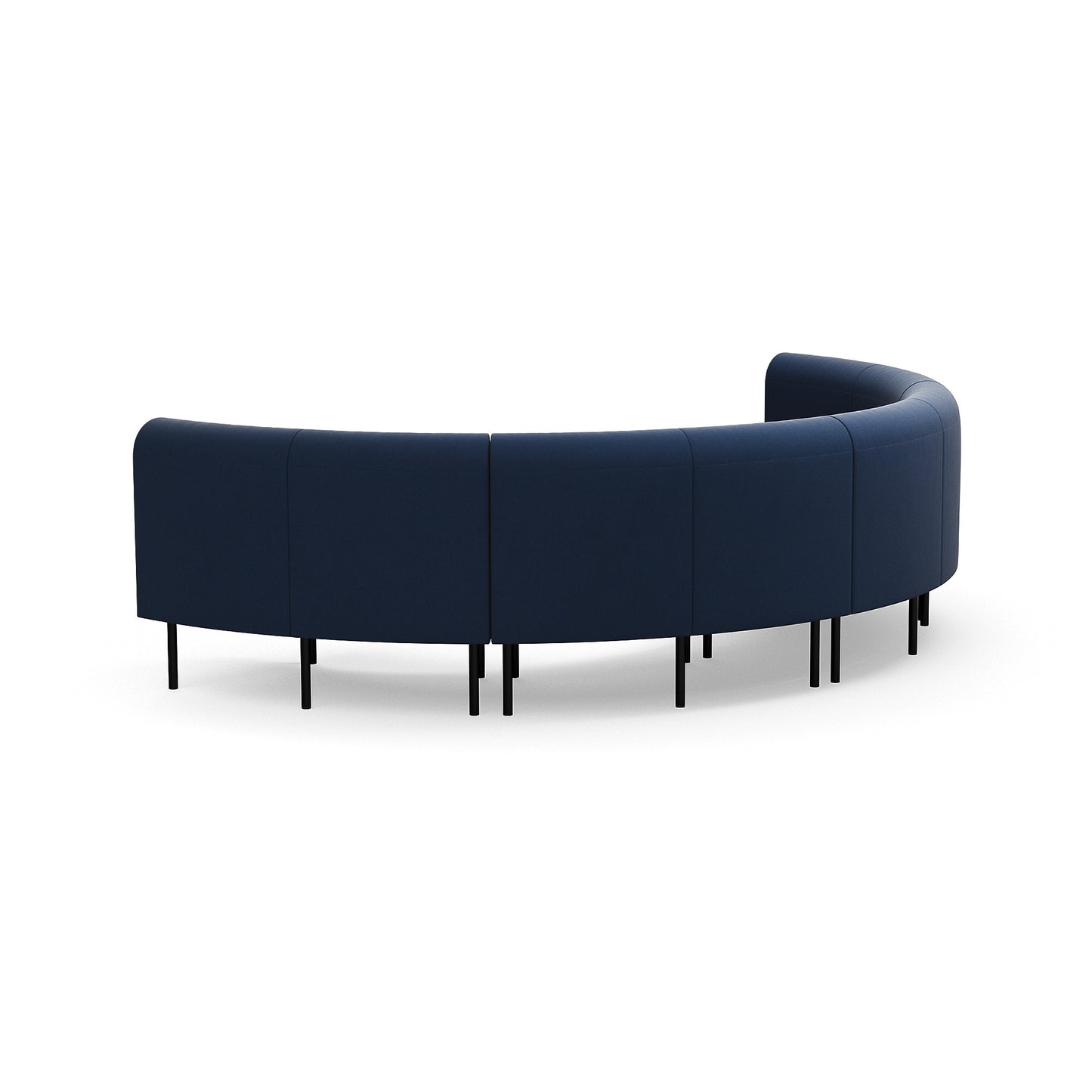 Sofa VARIETY, halvsirkel, KUN 2 STK MODULER, stoff Pod CS, marineblå fra AJ Produkter