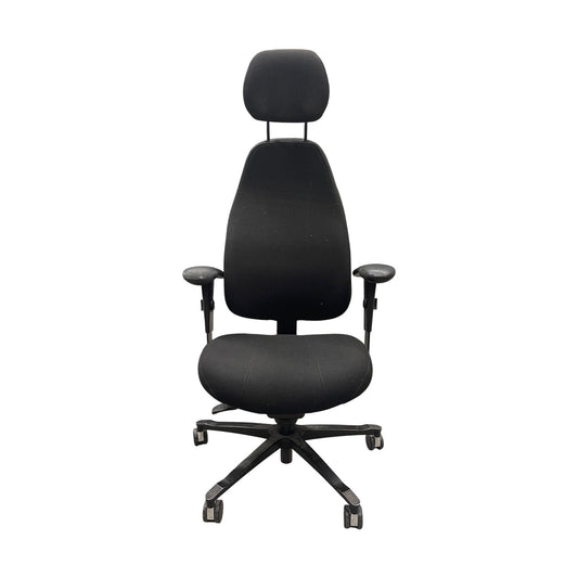 Kontorstol fra Malmstolen 4000, svart