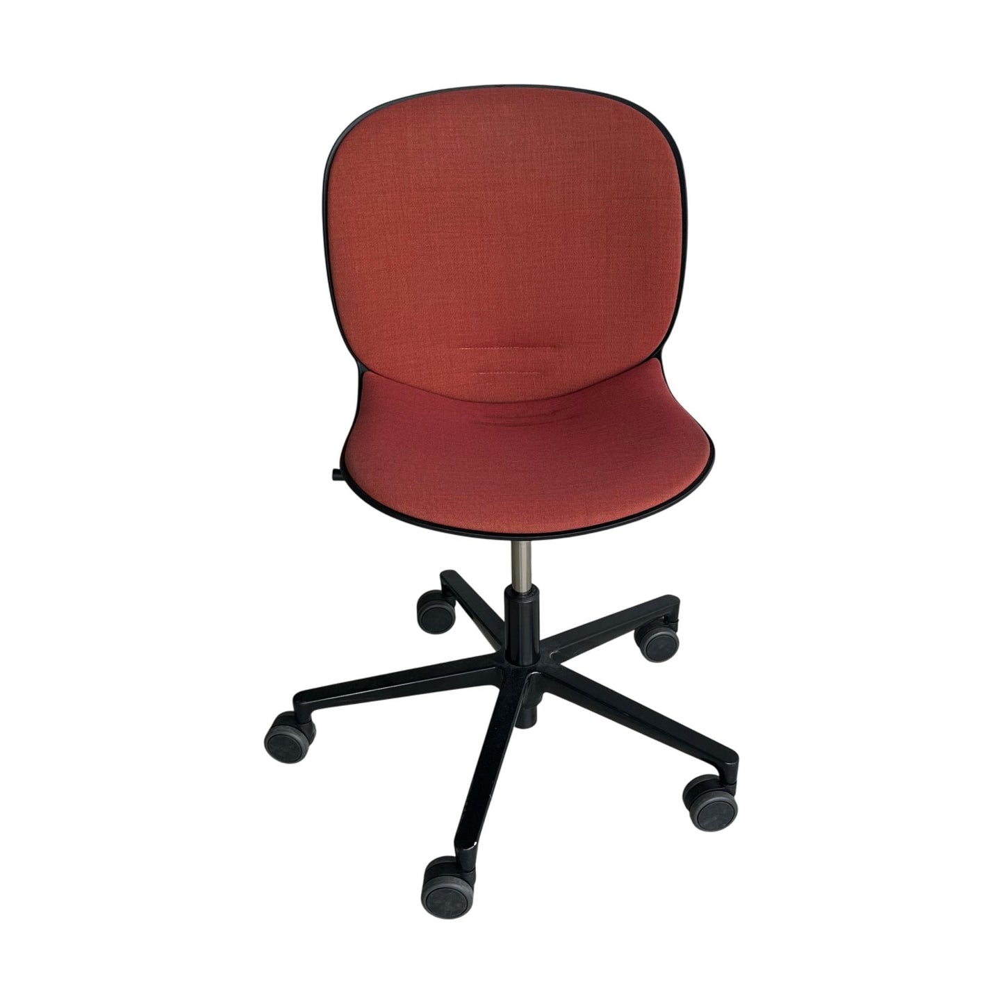 RBM Noor 6070SB møteromsstol, rød, høydejusterbar