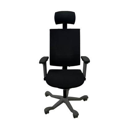 Kontorstol fra ISKU, Slim, svart