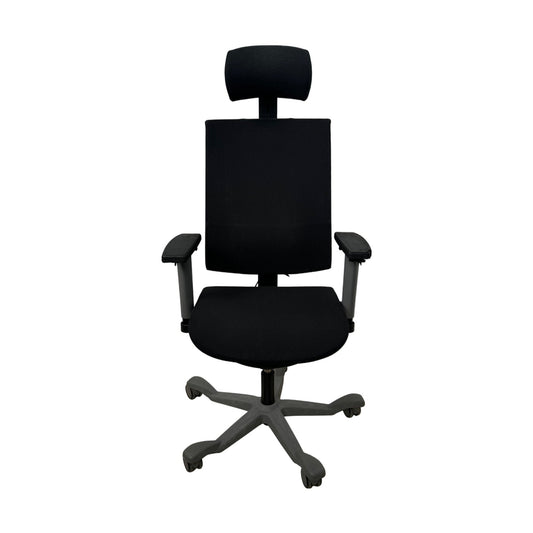 Kontorstol fra ISKU, Slim, svart