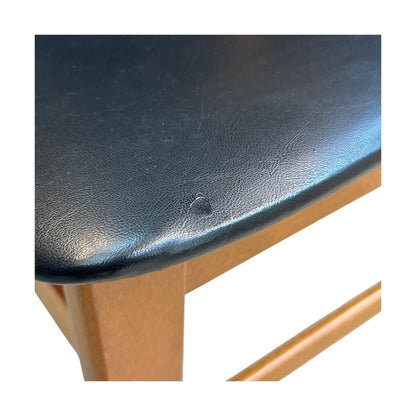 Spisestol, trefarget, skinnsete