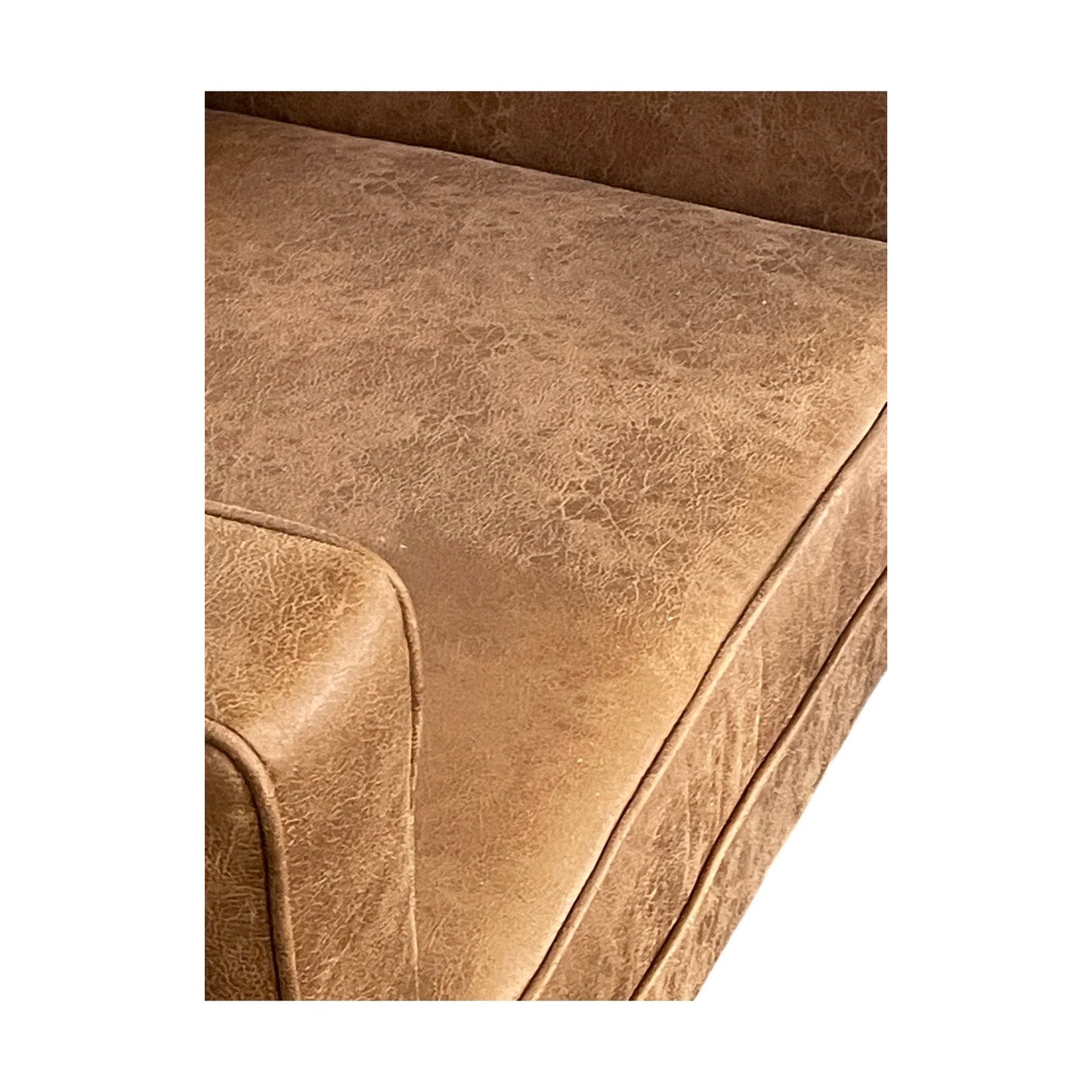 Brun Westin lenestol i skinn