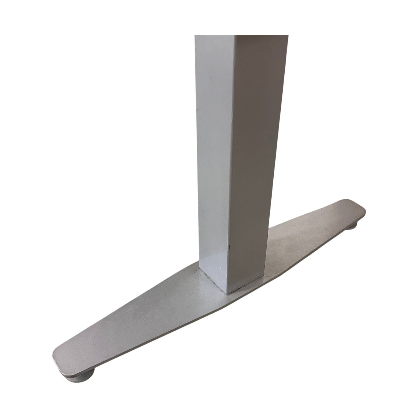 Elektrisk hev/senk skrivebord, hvit laminat, 180x80 cm