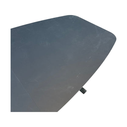 Møtebord AUDREY, svart/dueblå, 240x120 cm