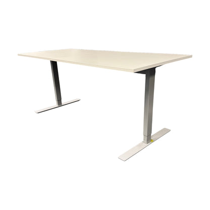 Elektrisk hev/senk skrivebord 180x80 cm, hvit, Linak