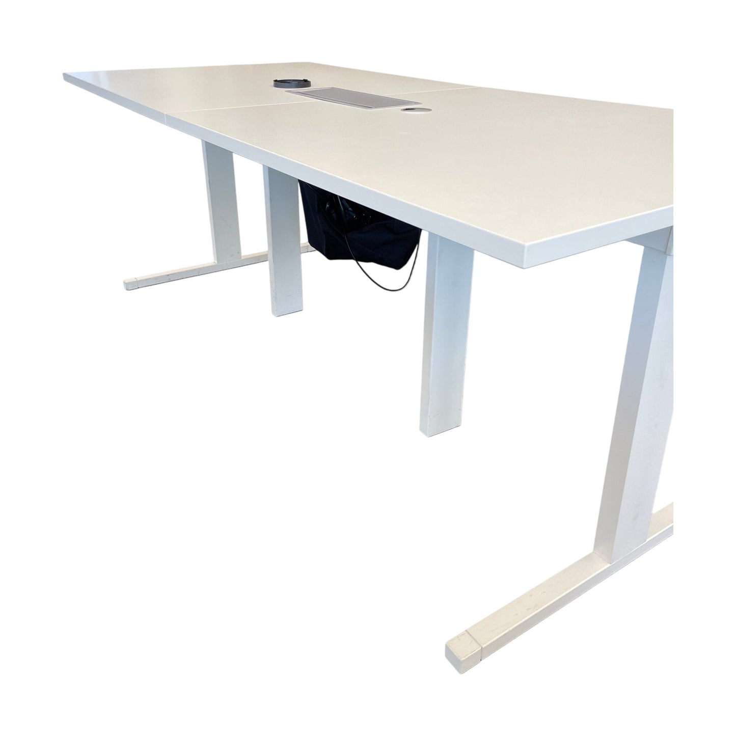 Techo møtebord, hvit laminat, 200x90 cm