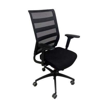 Kontorstol Wagner Ergomedic 100-1, svart
