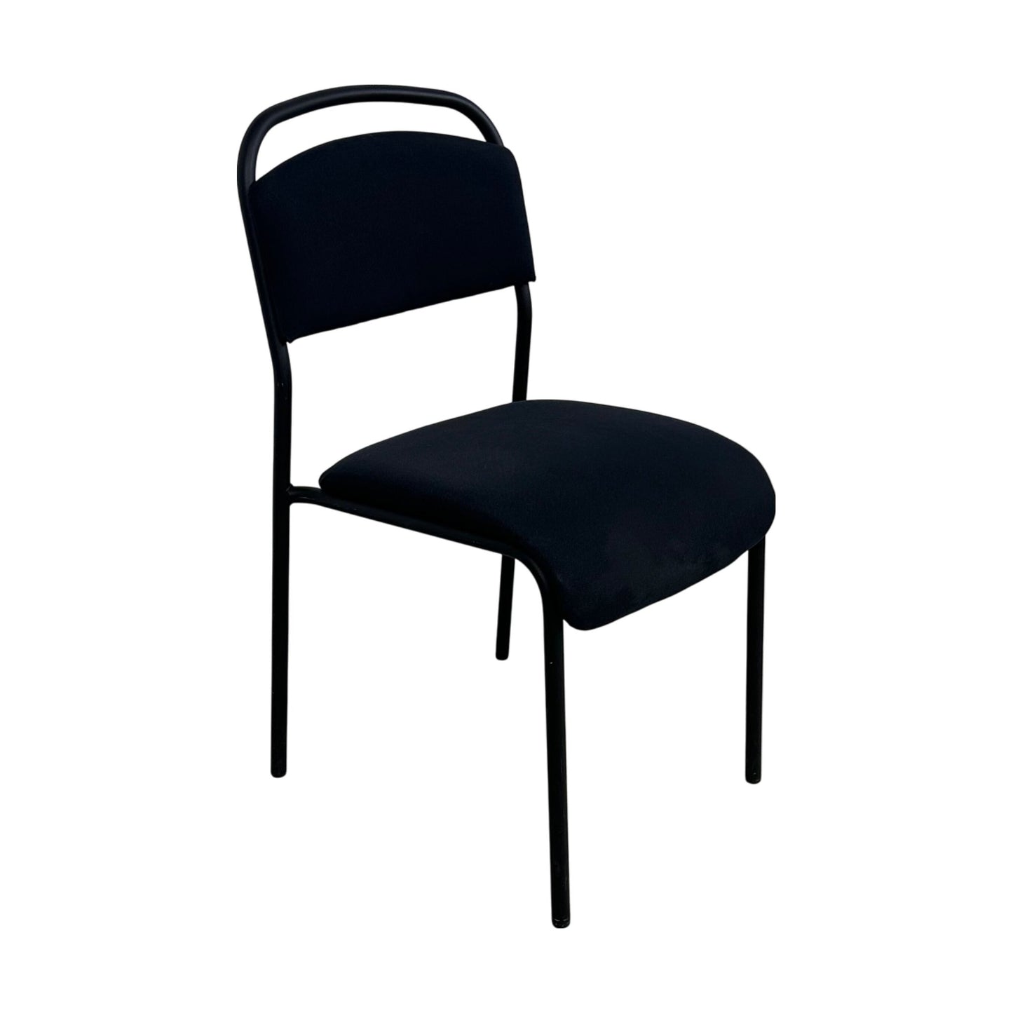 Särna møteromsstol fra IKEA, svart tekstil, stablebar