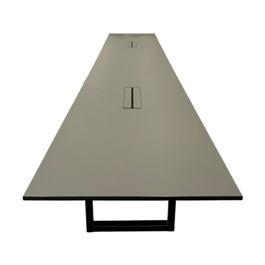 Møtebord fra Kinnarps, mørk grå, 480x120 cm